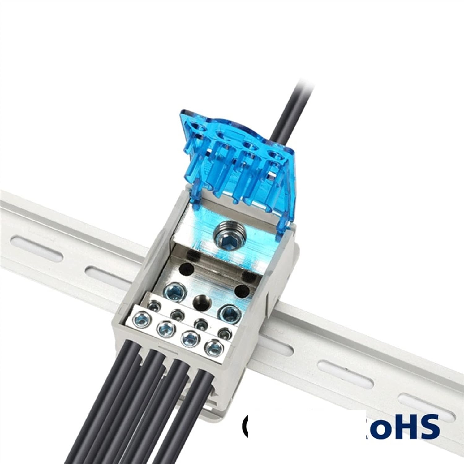 1Pcs UKK400A UKK-400A Junction 1 in 11 Out Universal Wire Electrical Connector Din Rail Terminal Block Power Distribution Box