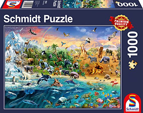 Schmidt 58324 Animal Kingdom Premium Quality Jigsaw Puzzle (1000 Pieces)