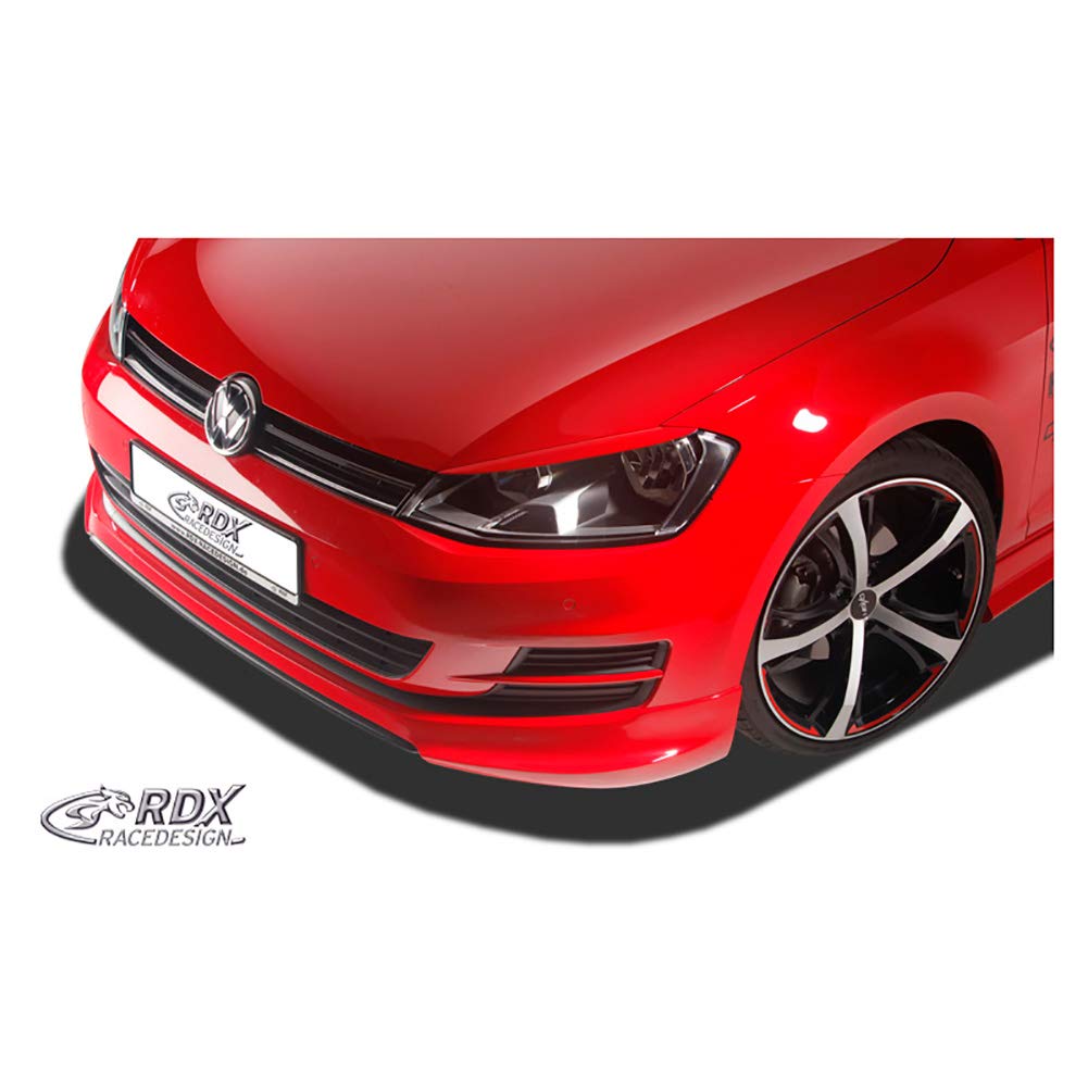 Palpebre fari RDX Racedesign per Opel Astra J GTC 2009-2015 / Cascada (ABS), Black, Senza vernice, Avvitamento, Certificato TÜV