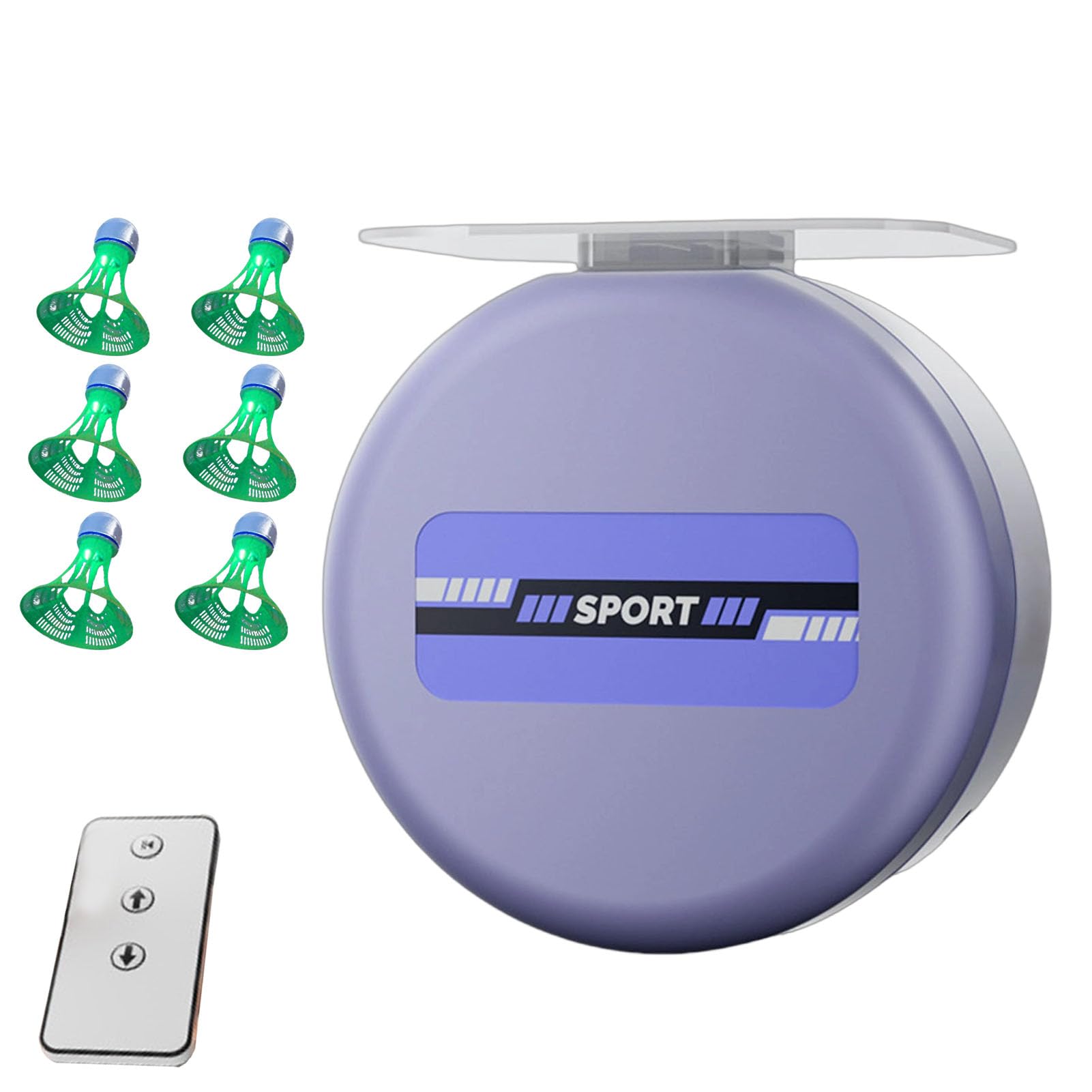 Automatyczny trener do badmintona z odbiciem wewnątrz, regulowane urządzenie wspomagające trening solo, narzędzie do ćwiczeń dla jednego gracza, domowy system zwrotny, sprzęt do treningu umiejętności