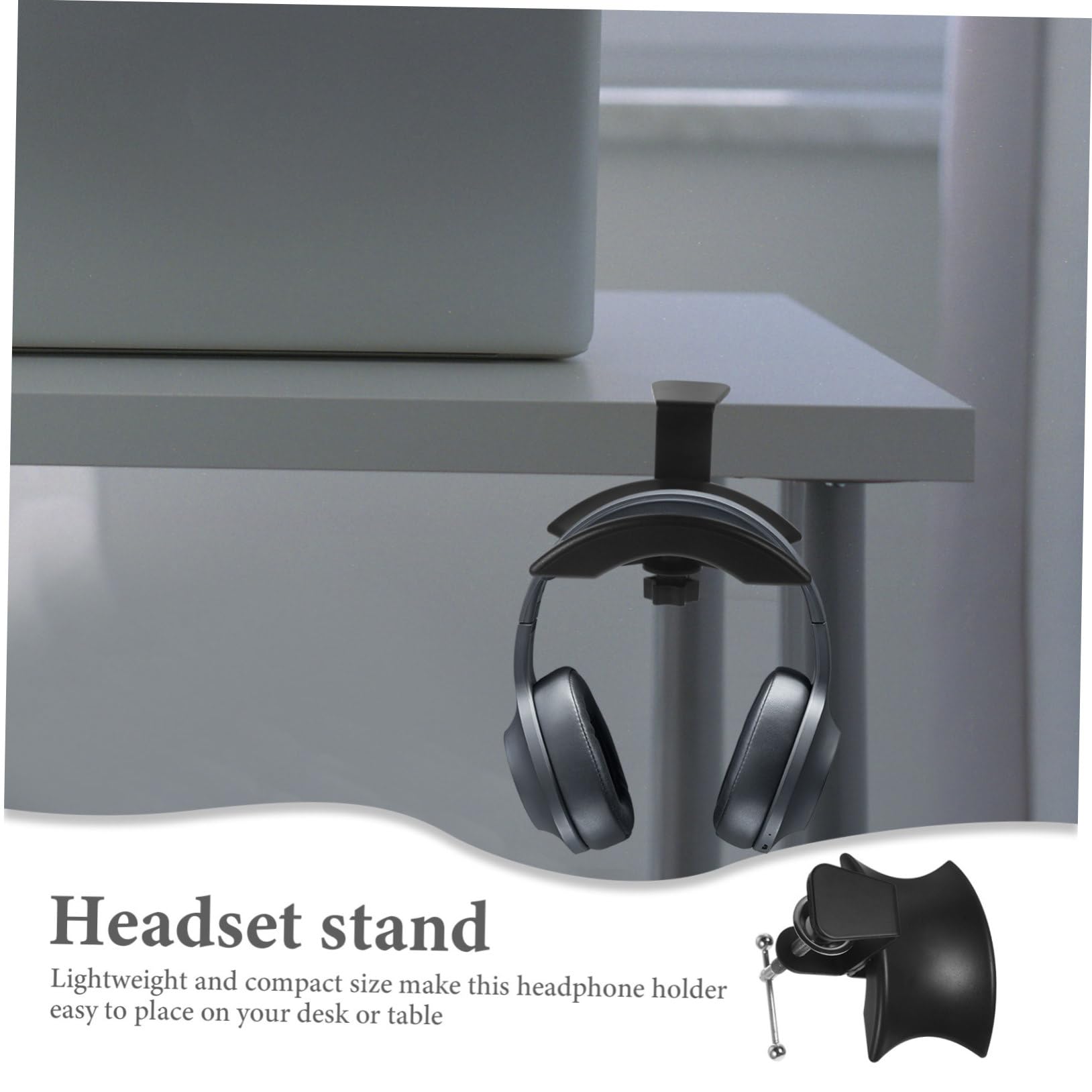 UKCOCO 5piezas Soporte De Auriculares Compacto Clip para Escritorio Organizador De Auriculares y Accesorios Diseño Estilizado y Funcional Ahorra Espacio y Mantiene Ordenado