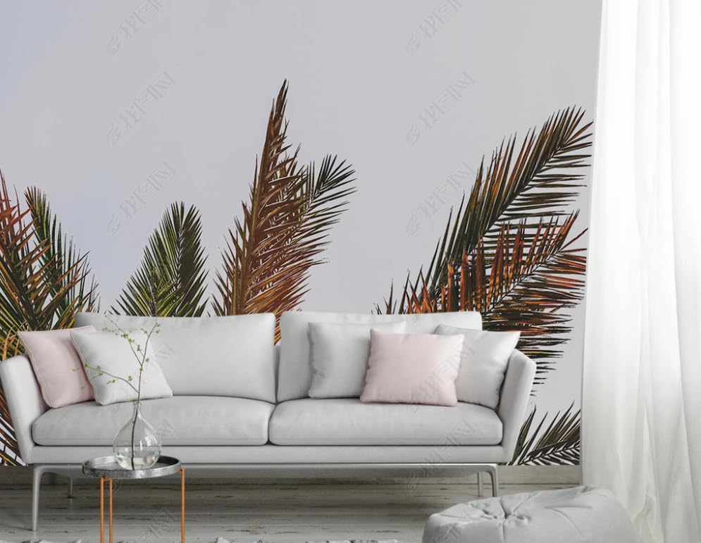 Papier peint intissé forêt panorama mural géant pour créer un salon nature et cosy
