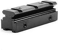 Vista 5 de MIZUGIWA Adaptador convertidor de riel de alcance de 11MM de cola de milano - 20MM para telescopio