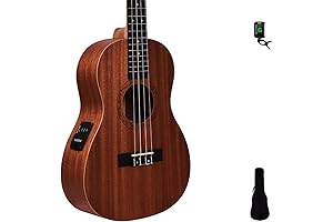 Kadence Mahogany Wood Professional Baritone Ukulele (KUKBE03)