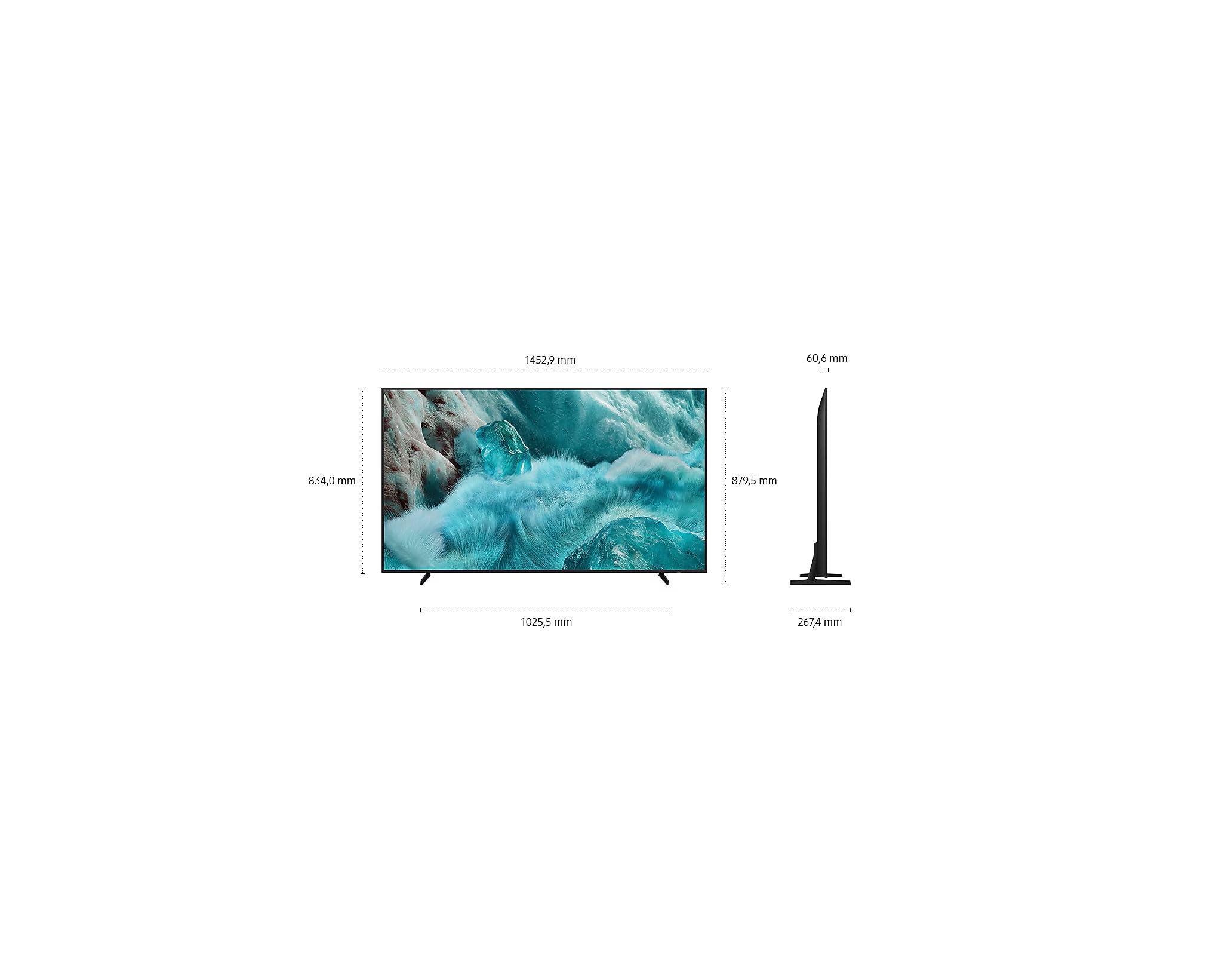 TV LED 65" QE65Q7FAAUXXH ULTRA HD 4K QLED SMART TV WIFI DVB-T2