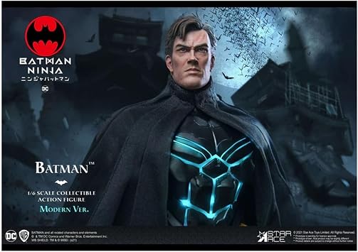 Star Ace Toys Batman Ninja Modern Batman Deluxe Version 16 Scale Collectible Action Figure,Multicolor