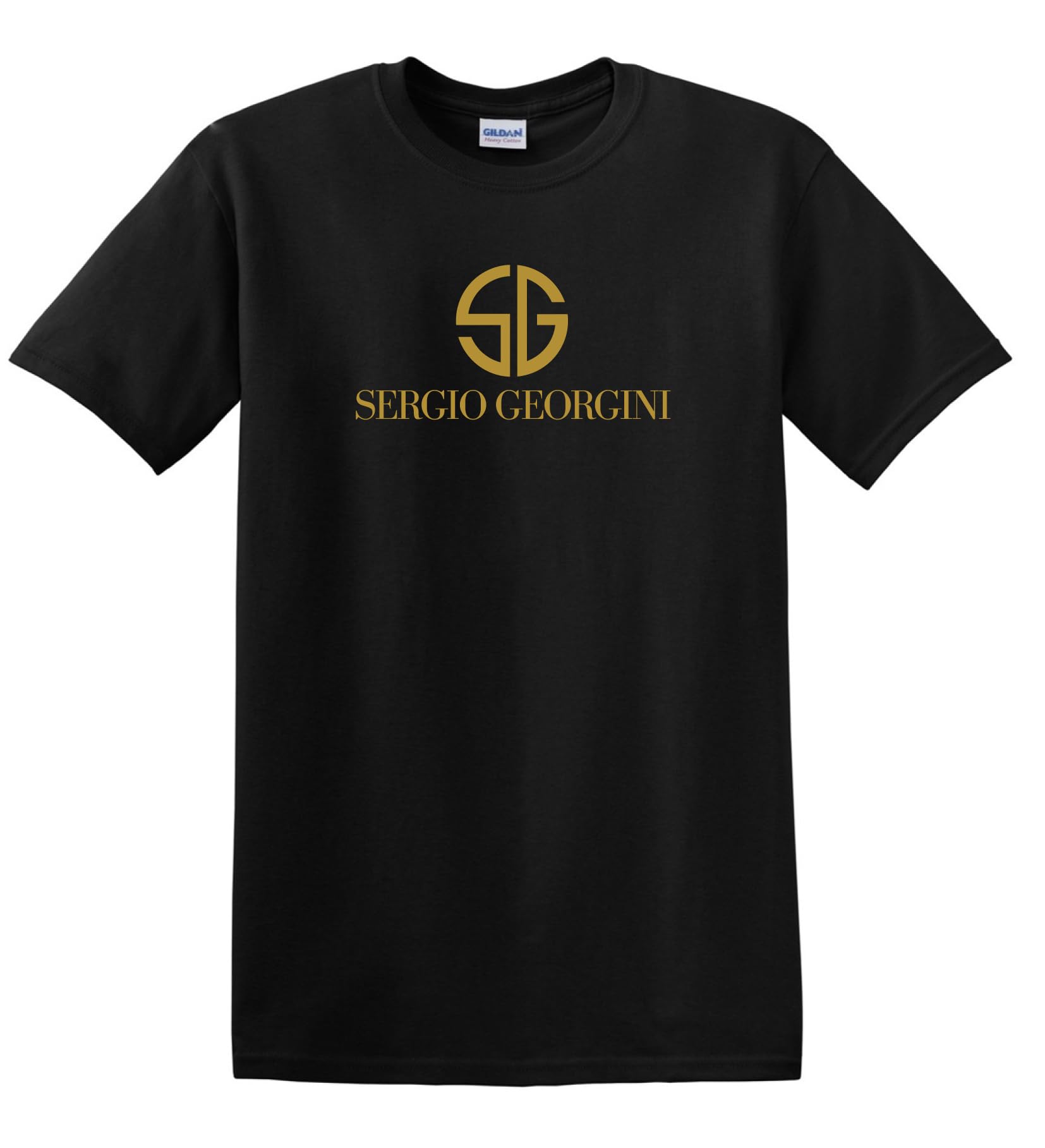 Revolutionary Tees Sergio Georgini David Brent The Office Heavy Cotton t-Shirt Black