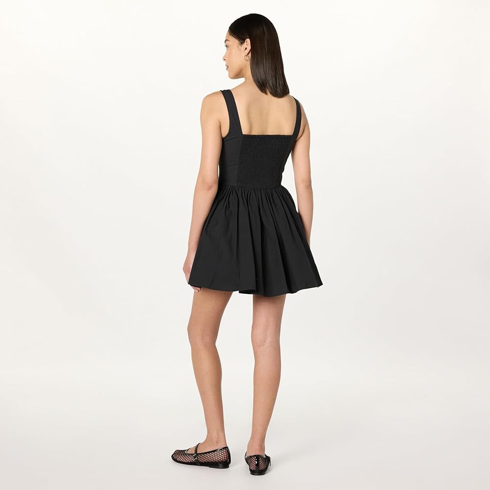 Amazon.com: The Drop Women's Black V-Front Ballet Mini Dress, XS