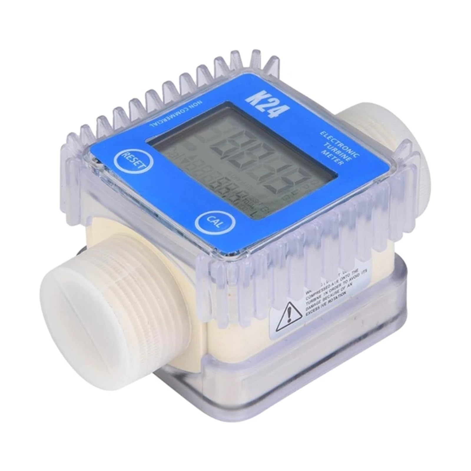 Contatore Acqua, Misuratore Di Portata Del Carburante Digitale K24 Da 1 Pezzo Gau LCD Misuratore Di Portata Del Carburante Prodotti Chimici Misuratori Di Portata Del Liquido Di Mare 'acqua Strumenti D