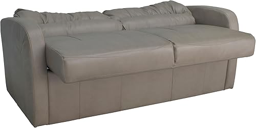 Miniatura 35 de RecPro Charles - Sofá cama de 65 pulgadas con cuchillos Jack con brazos, muebles de autocaravana, abrazador de pared cero (café)