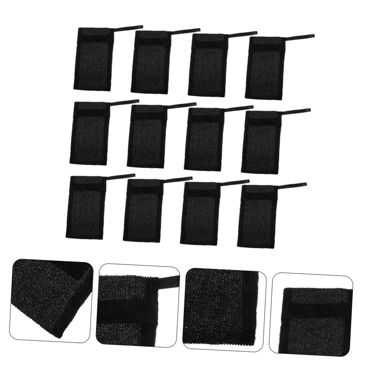 Soap Foaming Net 10Pcs Nylon Fiber Exfoliating Shower Pouch