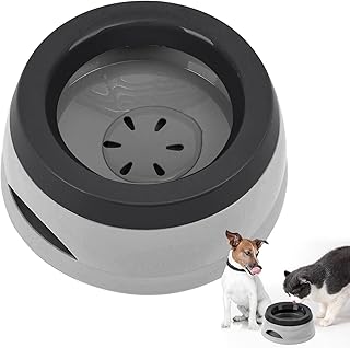 Wassernapf für Hunde Unterwegs 750ml, Qianyou Auslaufsicher Spritzschutz Fressnapf Hundenäpfe Katzenapf Haustier rutschfest Auto Reise Trinknapf Plastik Abnehmbar Tragbar Wasserschüssel Grün product image