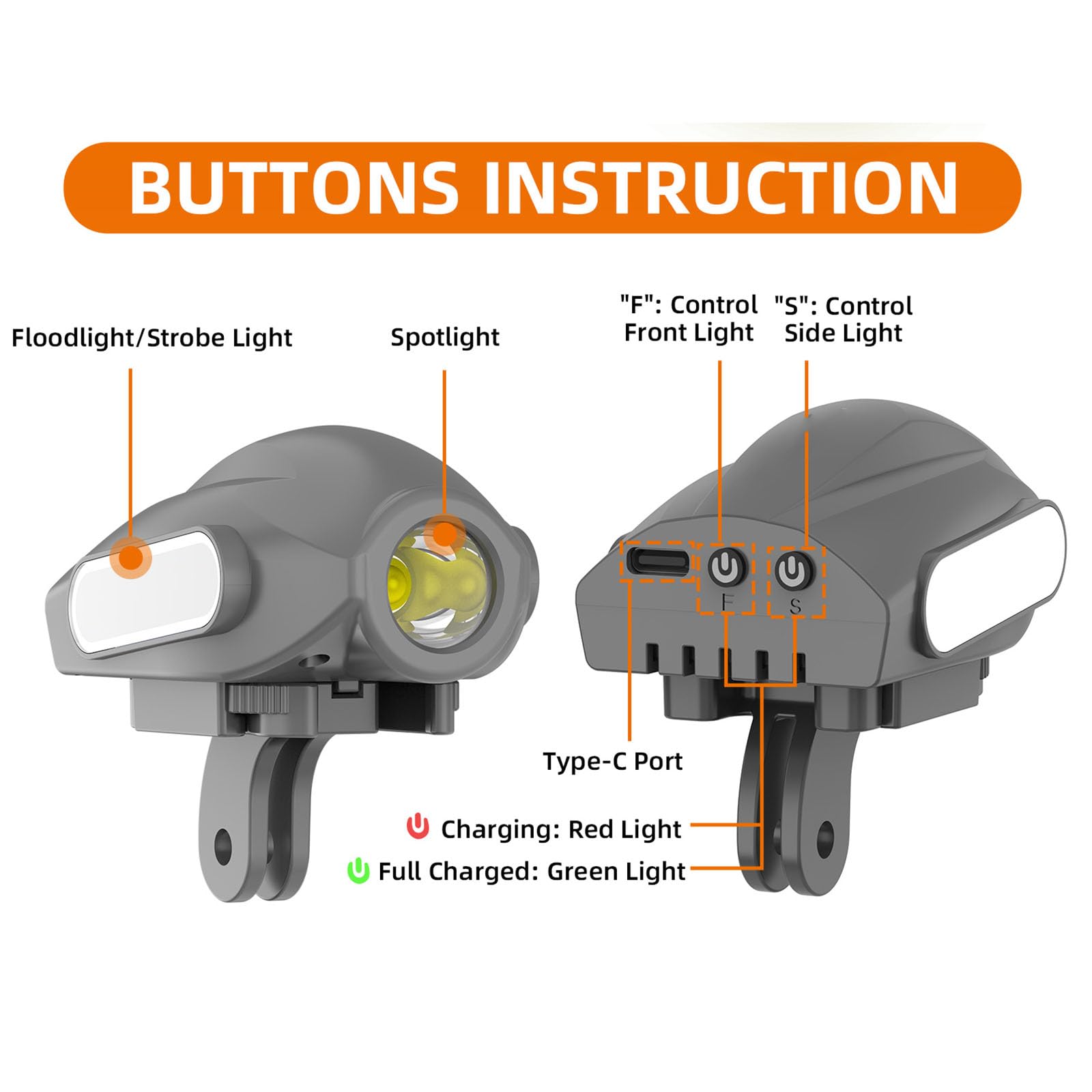 Drone Strobe Light Adattatore per fotocamera Staffa di estensione Compatibile per DJI Air 3 Drone Searchlight Illuminazione anti-collisione Luce di navigazione notturna Led Staffa di trasporto