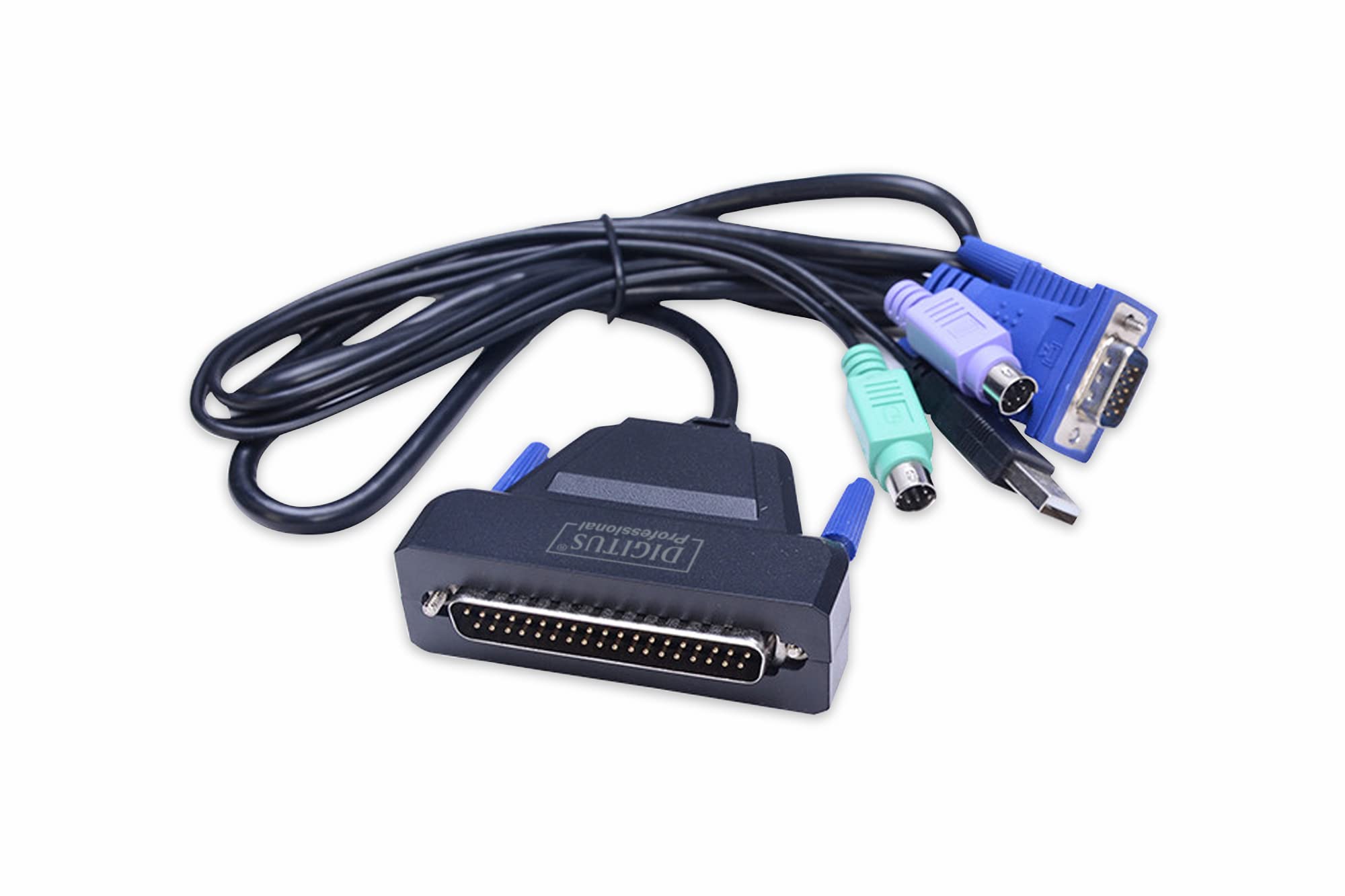 DIGITUS 19" & 17" LCD Console e Accessori Nero 1 Port VGA