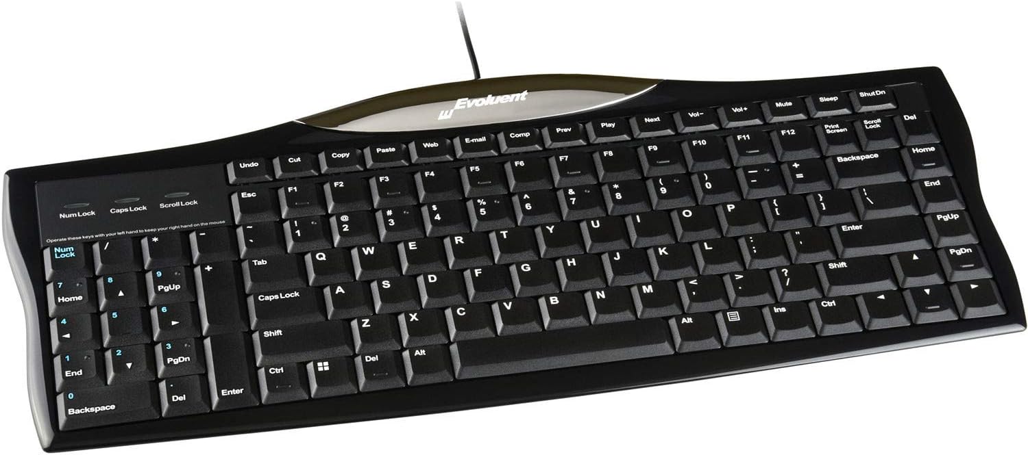 Evoluent BNEEVKDE Tastatur QWERTZ für Linkshänder mit Kabel Amazon.de Computer & Zubehör