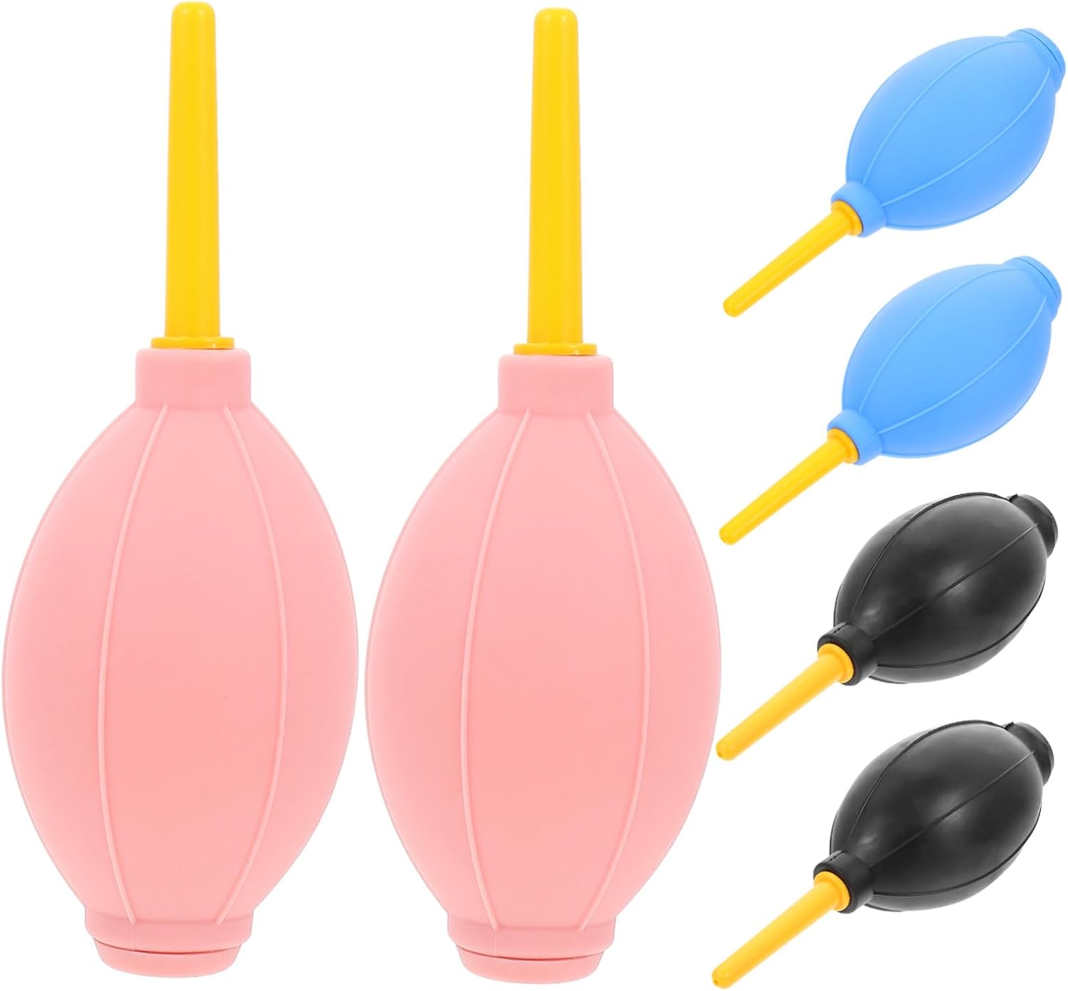 MERRYHAPY 12pcs Cleaning Air Blower for Eyelashes Extension Camera Lens Air Compressed Equipment Nozzle TPE