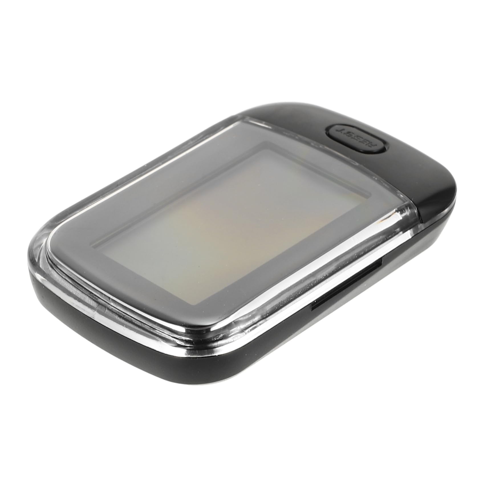 KOMBIUDA Podómetro Digital Negro con Clip y Cordón para Caminar y Senderismo, Contador de Pasos Fácil de Usar con Sensor 3D y Gestión de Salud