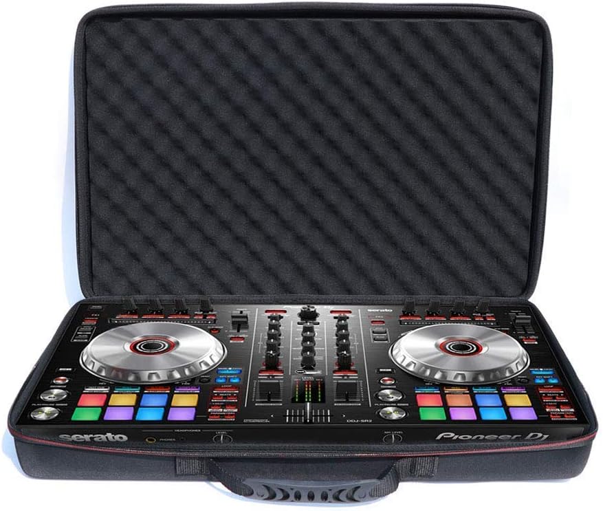 Zaracle Portable Carrying Case Protect Pouch Storage Bag Travel Case For Pioneer DJ DDJ-SR2 Portable 2-channel controller