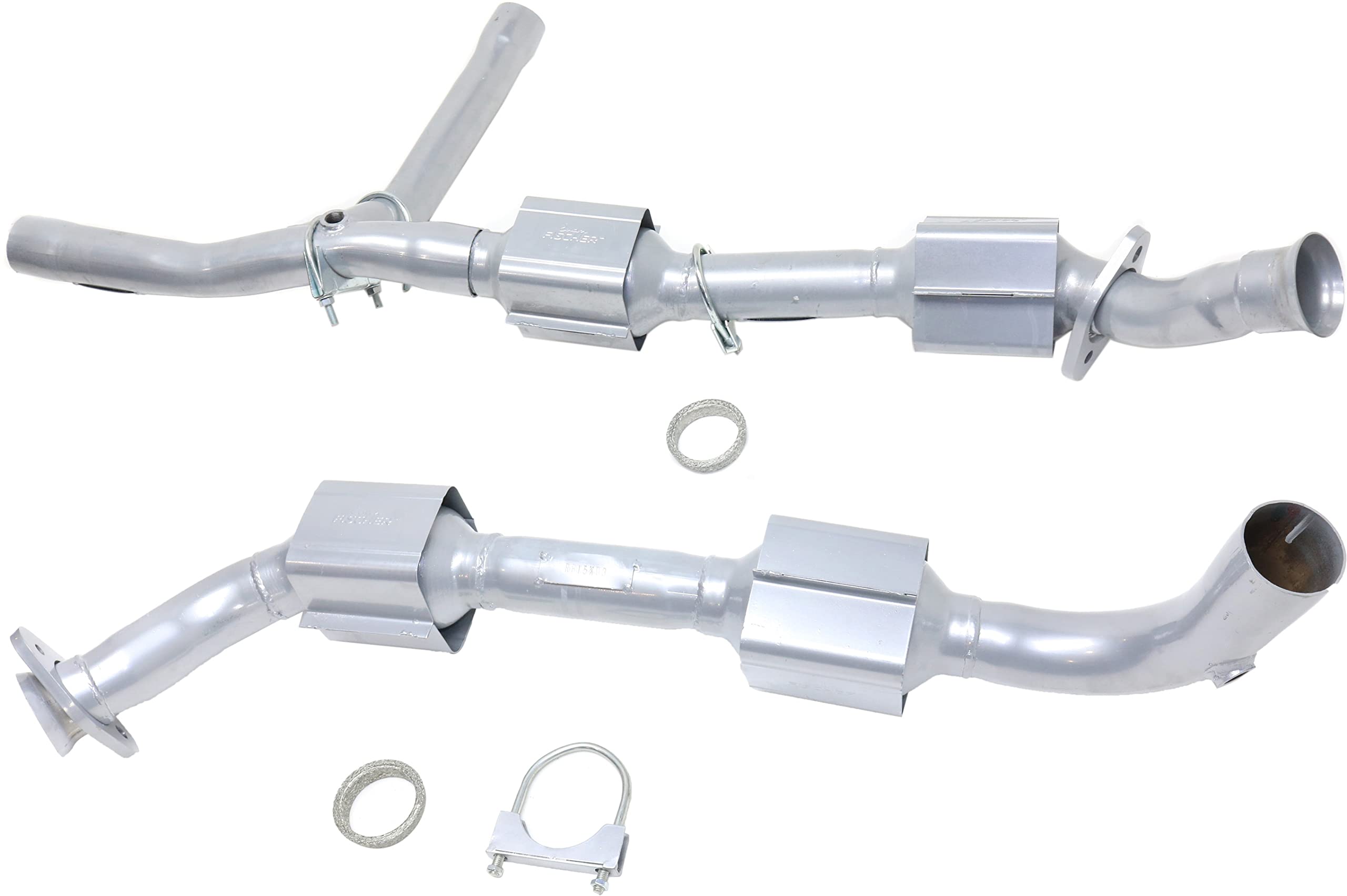 Garage-Pro Left and Right 2-PC Direct-Fit Catalytic Converter Kit Replacement for Ford E-250, E-150 Econoline 1999-2002, E-250 2003 4.2L Undercar 46-