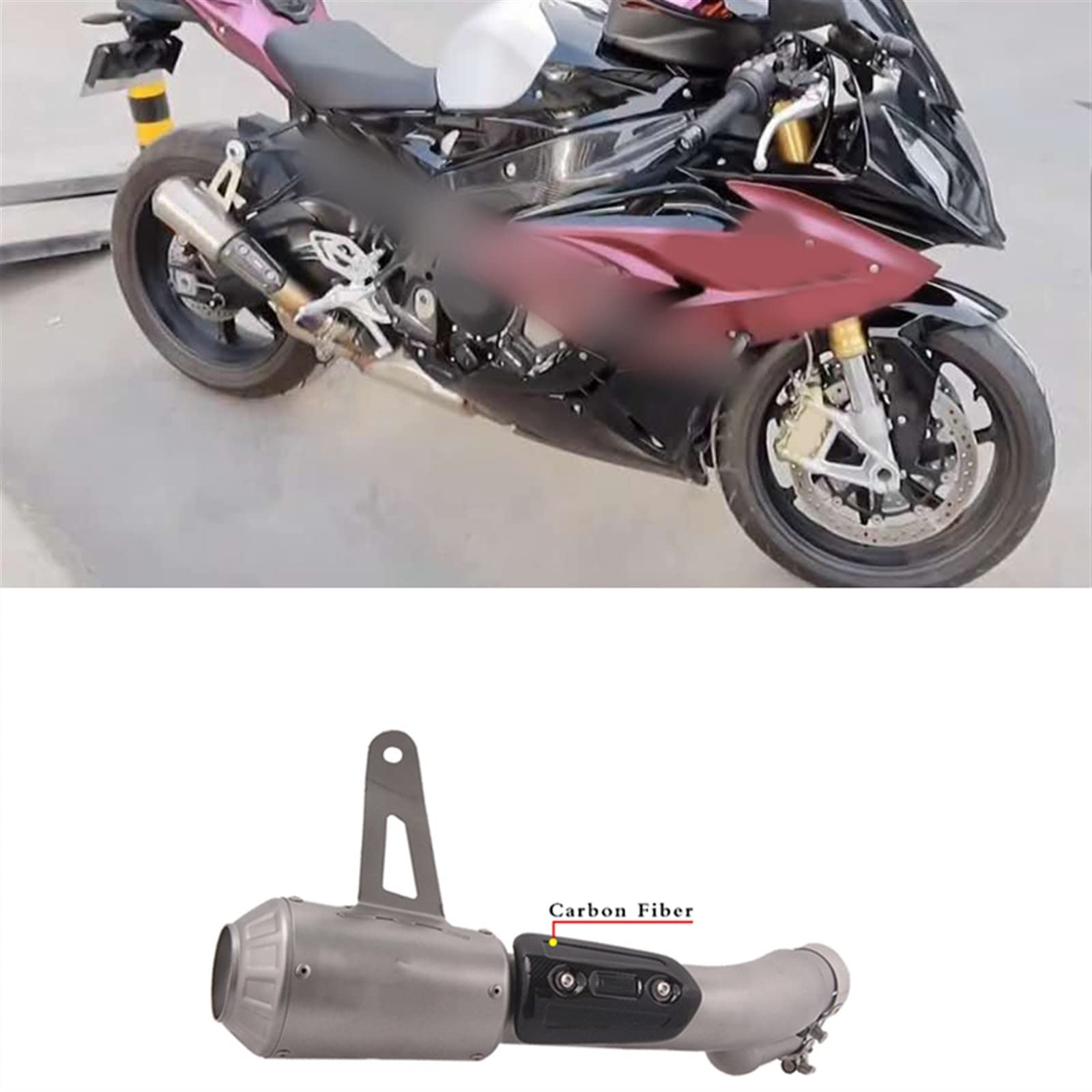 パイプオートバイの排気 S1000RR 2019 2020 S 1000 RR S1000 RR