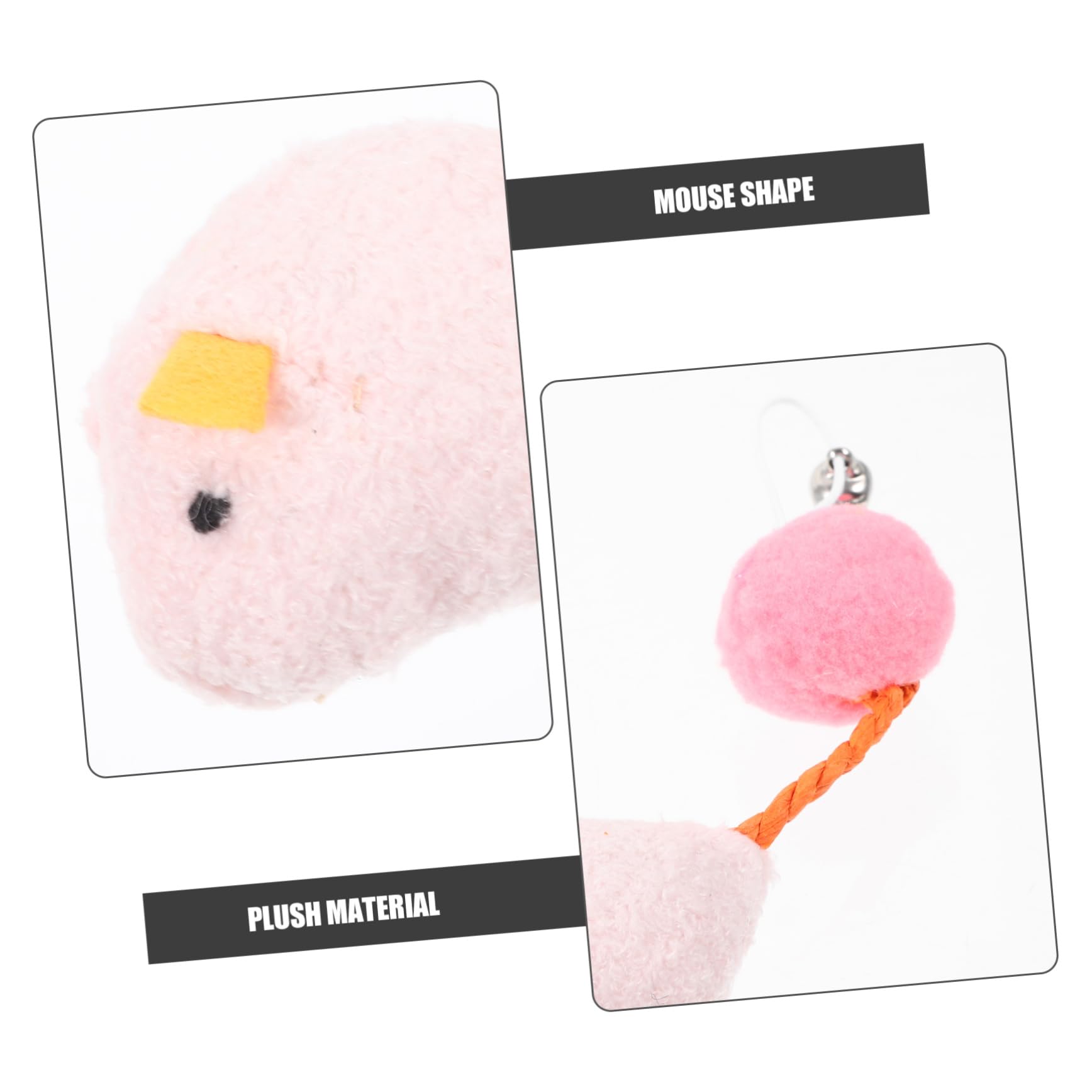 Toddmomy Lot De 6 Jouets pour Chats Et Souris Compacts Et Réutilisables À Gratter Et À Transporter
