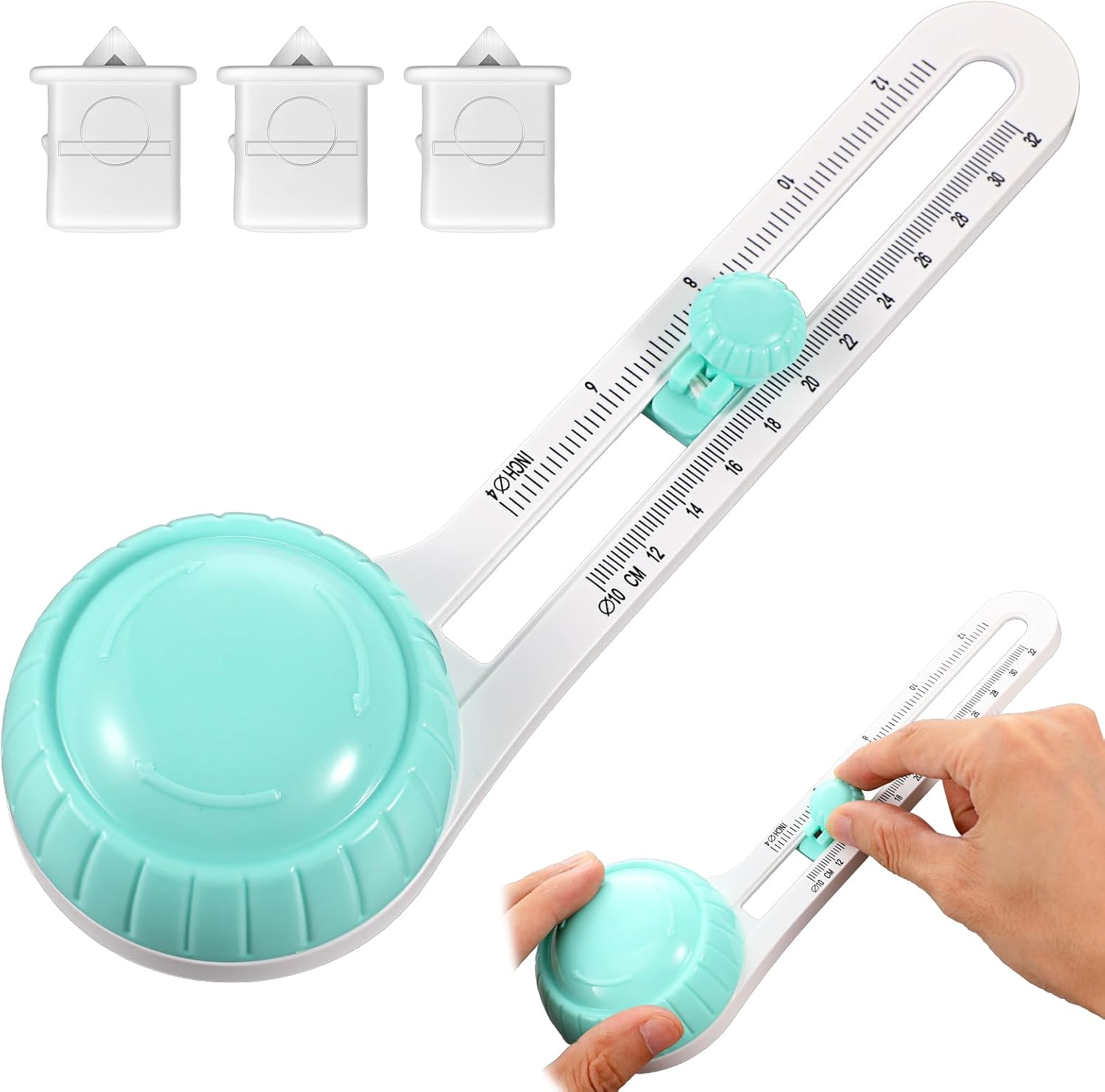 1 Pcs Circle Paper Cutter, Adjustable Circle Cutters for Crafts