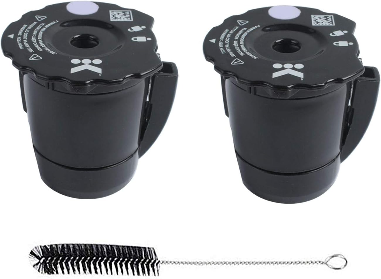 Podoy K200 Universal Reusable Coffee Filter compatible with Keurig 2.0 K-Cup Filter Replace Keurig Models K250 , K300, K350, K400, K450, K500 K550 (2 Pack)