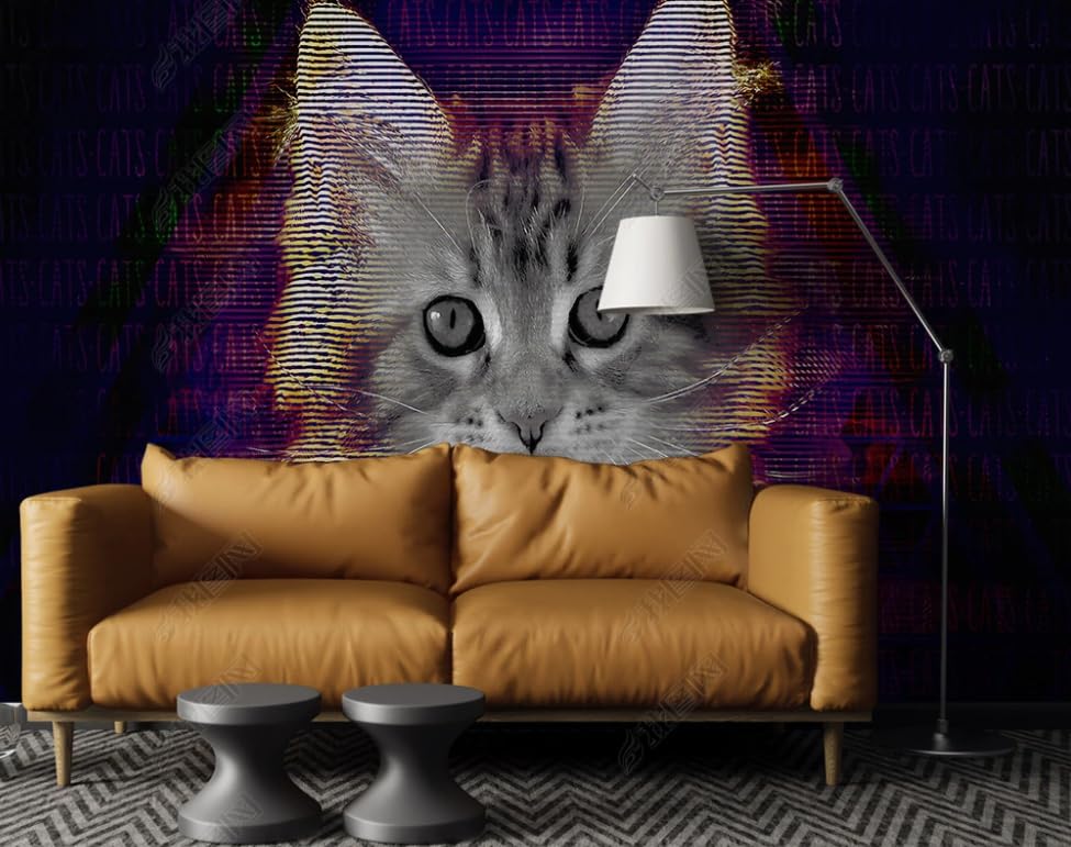 Papier peint intissé animaux au trait poétique pour une chambre douce et chaleureuse - 2