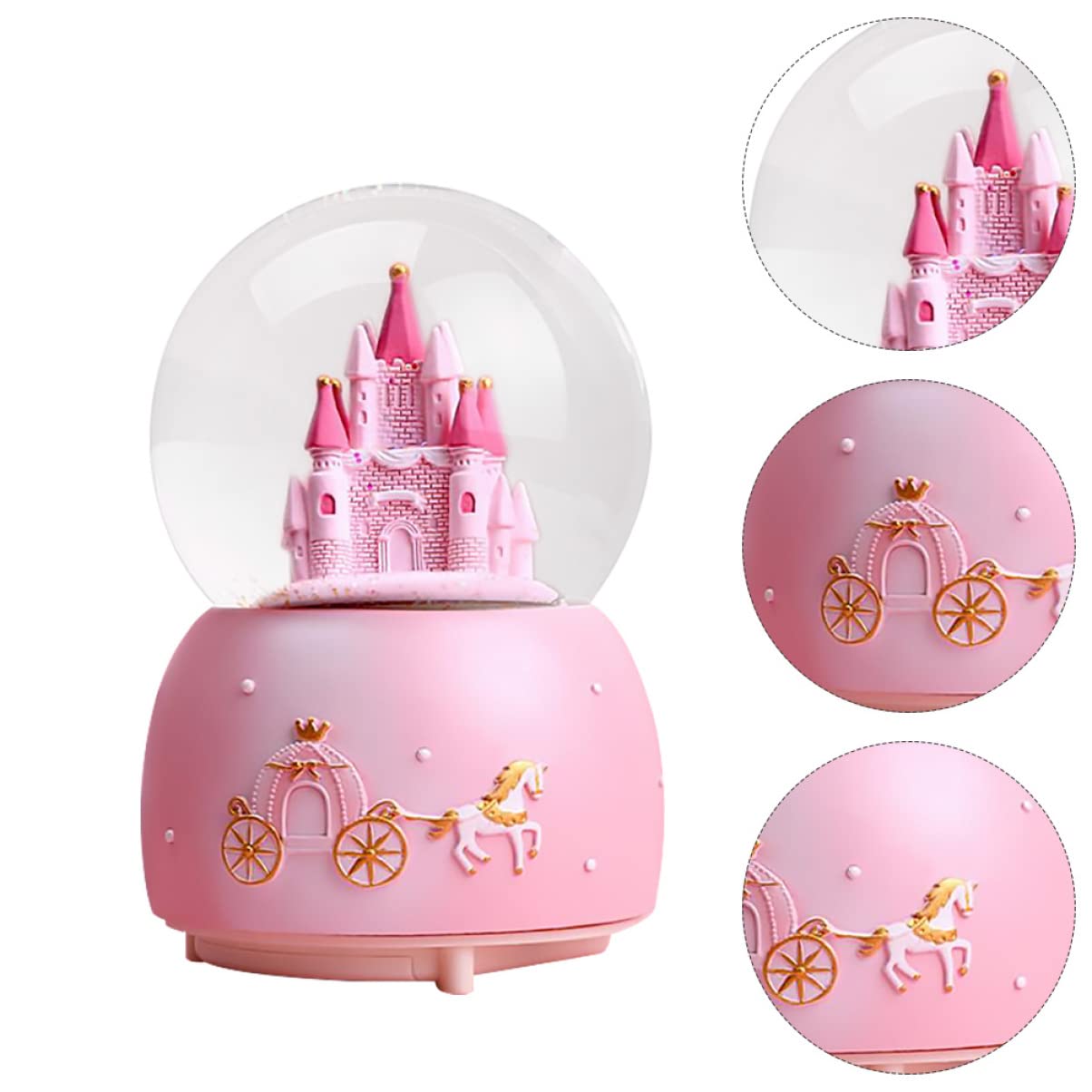 ABOOFAN Bola Musical de Resina y Vidrio para Decoración de Cumpleaños y Sala, sin Olor Desagradable, Diseño Creativo y Único