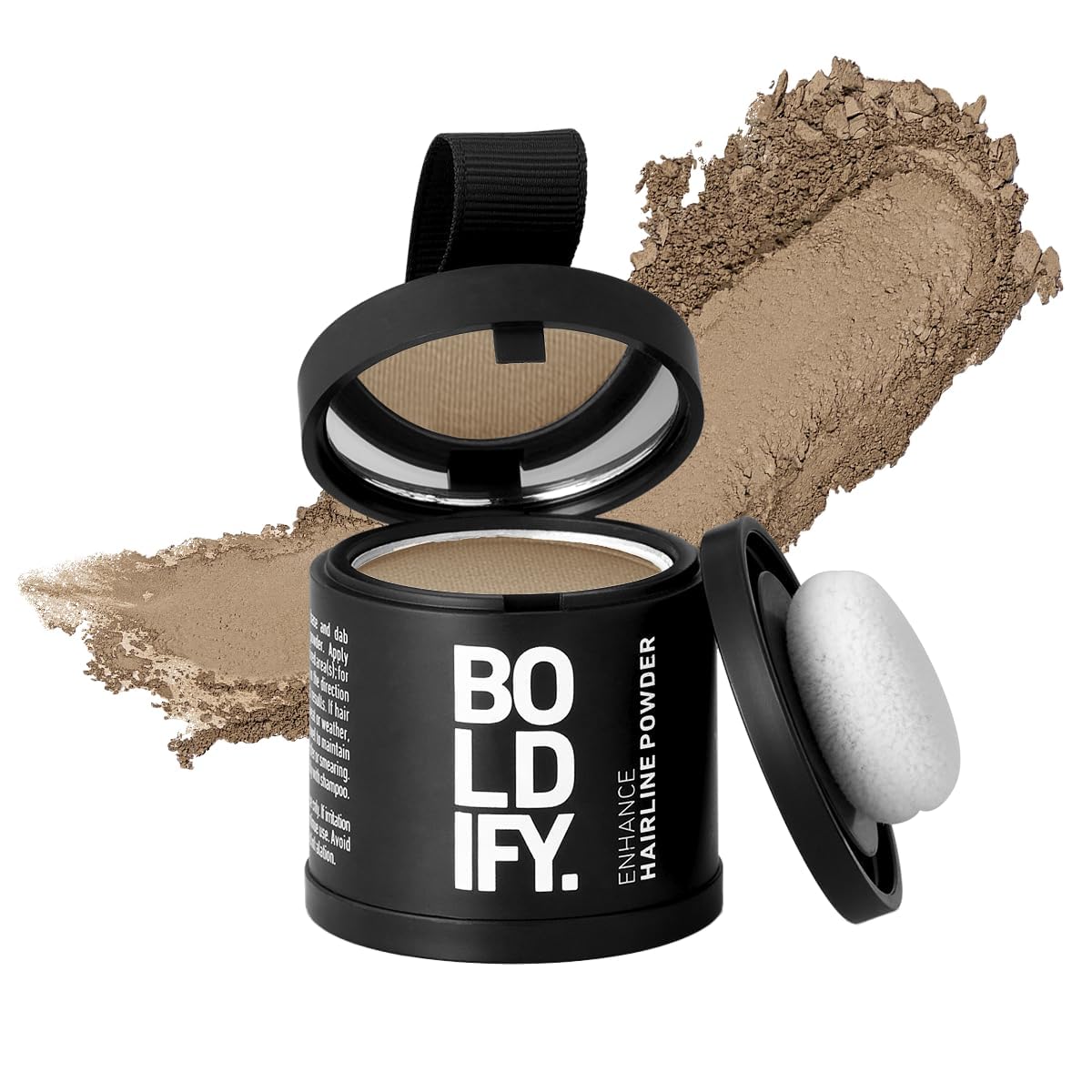 BOLDIFY Hairline Powder (LARGE, 10g), Root Touch Up Hair Color for Gray Coverage