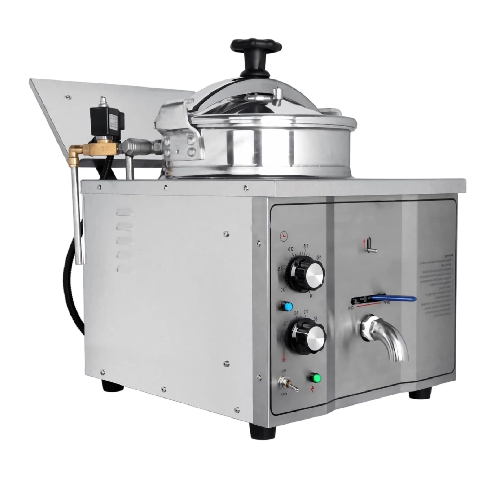 Friggitrice Elettrica Da 3000 W Con Temperatura E Timer Regolabili, Friggitrice Commerciale Con Cestelli, Friggitrice Elettrica Da Banco Per Uso Commerciale E Di Ristorazione,220V