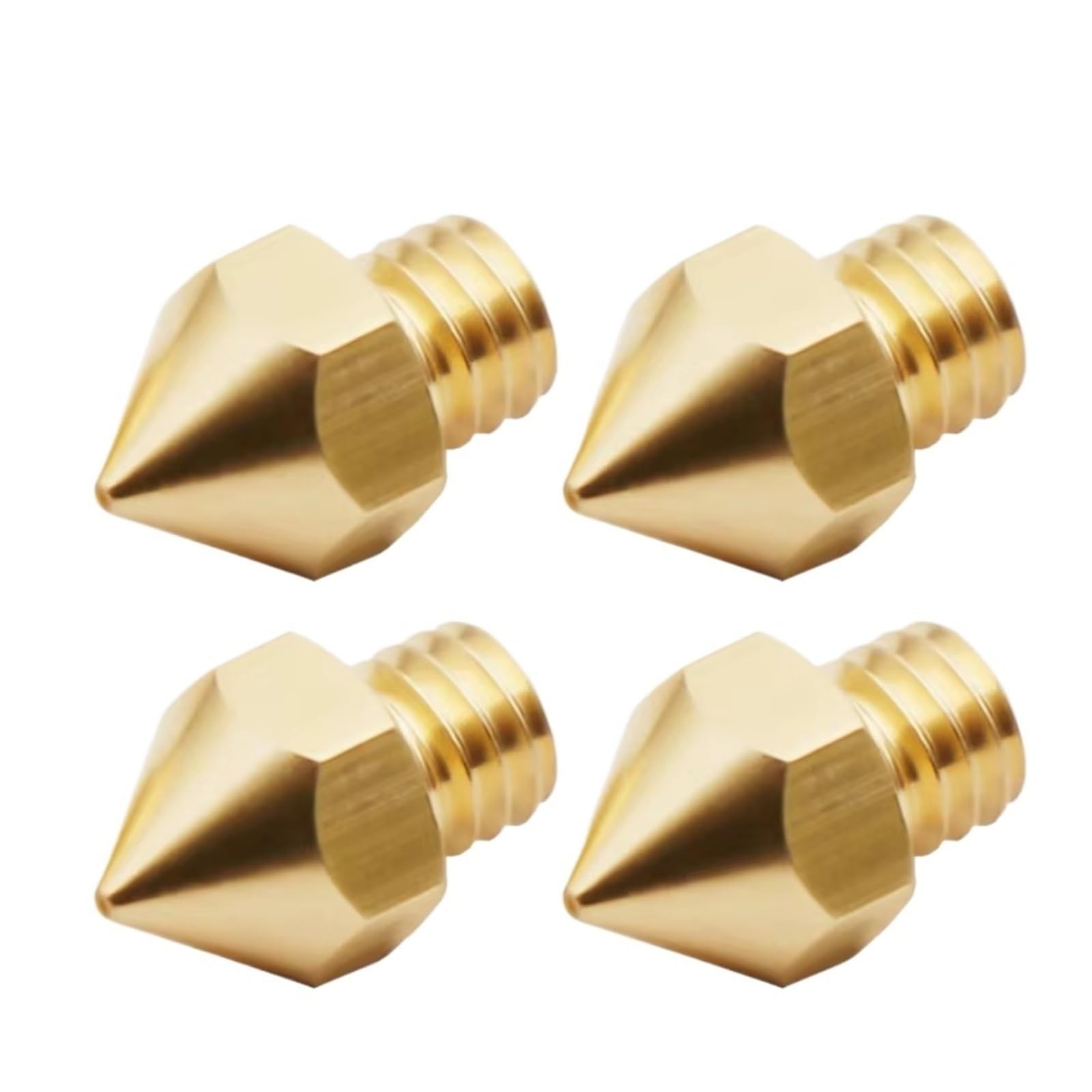 5PCS MK8 Düse Messing Gewinde M6 0,2 MM/0,3 MM/0,4 MM/0,5 MM, kompatibel for Extruder Hotend 1,75 MM Filament Wie MK7 for 3D Drucker(3mm 0.4mm)