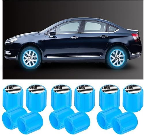 12 fundas fluorescentes para válvula de neumático, calavera luminosa que brilla en la oscuridad, antifugas de aire, accesorios decorativos de disponible en Yaxa Venezuela