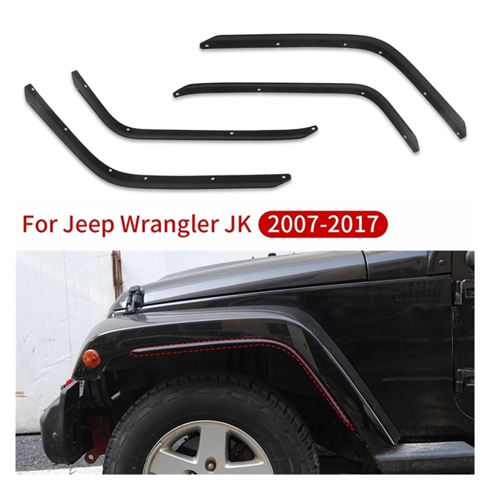 Witamy w naszym sklepie z akcesoriami samochodowymi, przednimi i tylnymi, przedłużkami do włosów, kompatybilny z Jeep Wrangler JK 2007, 2008, 2009, 2010, 2011, 2012, 2013, 2014, 2015, 2016