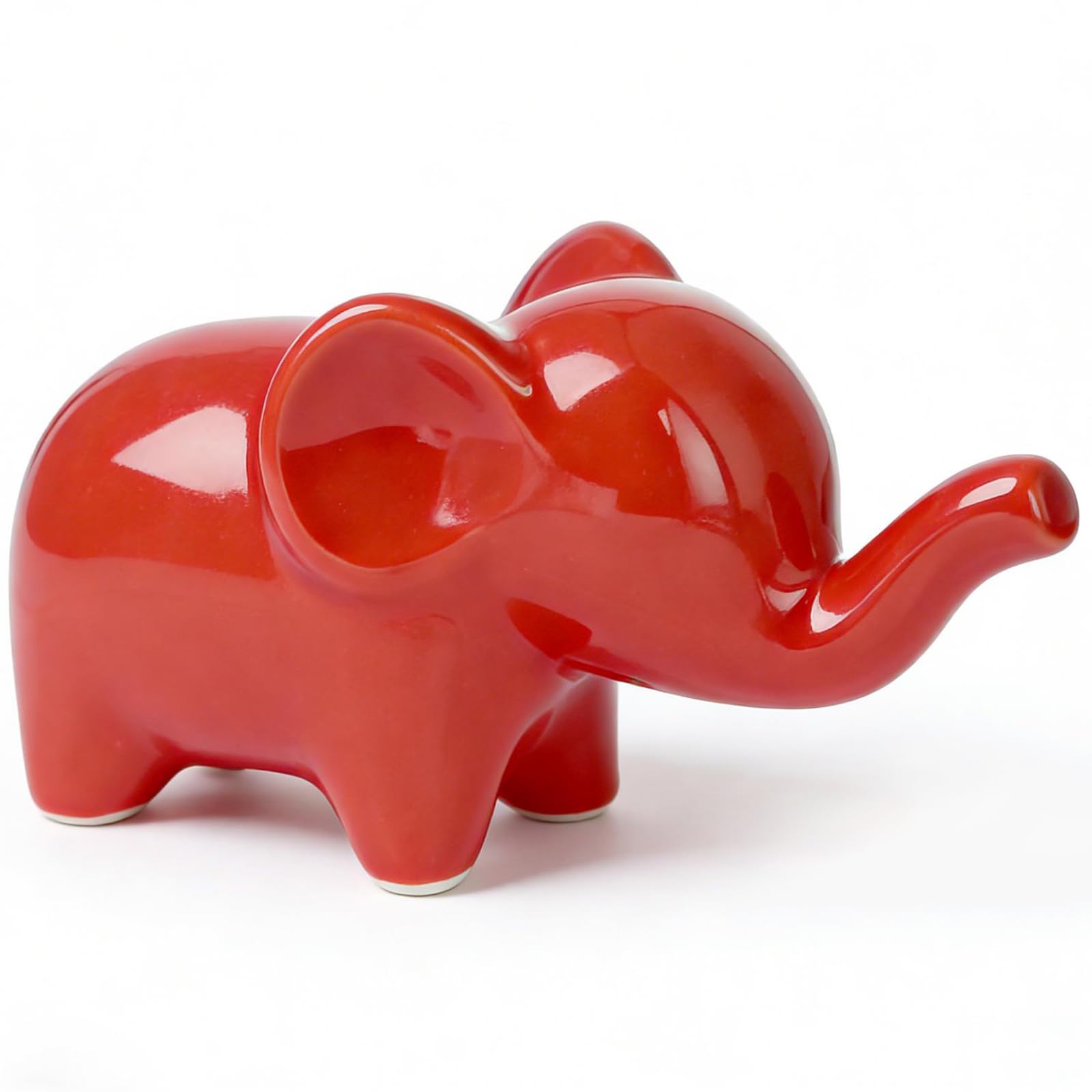 OwMell Good Luck Elephant Decor for Home, Small Ce...