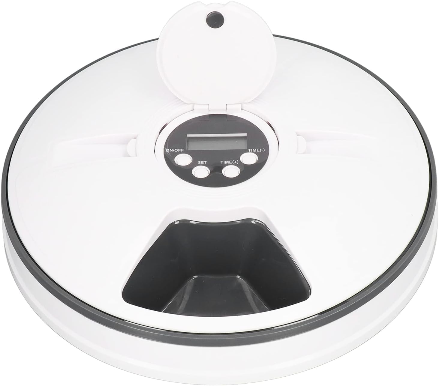 – Automatic Pet Feeder, Dog Cat Feeder with Digital Timer and Voice and 6 Meal Food Dispenser, Automatic Pet Meal Food Bowls for Wet or Dry Food