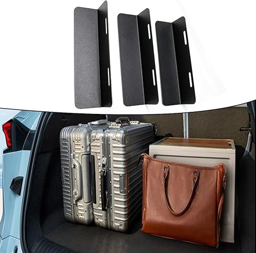 Miniatura 5 de 3 unidades de bloques de almacenamiento de automóvil, bloque organizador de carga para maletero de automóvil, compartimentos de alfombra de fieltro