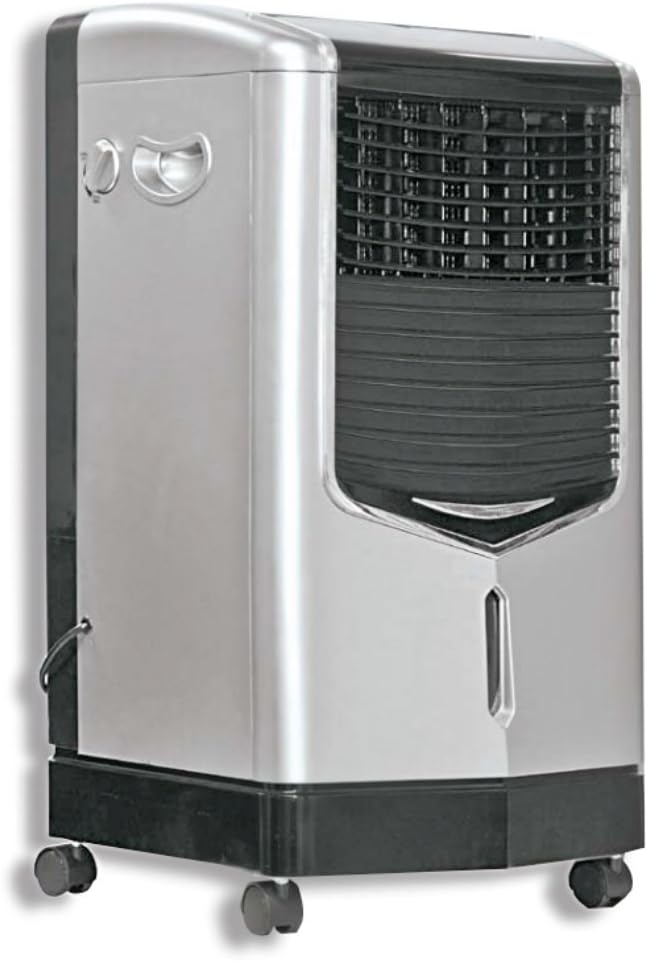 KuulAire PACKA53 500 CFM Portable Evaporative Cooler with 325 Square Foot Cooling Capacity, Silver