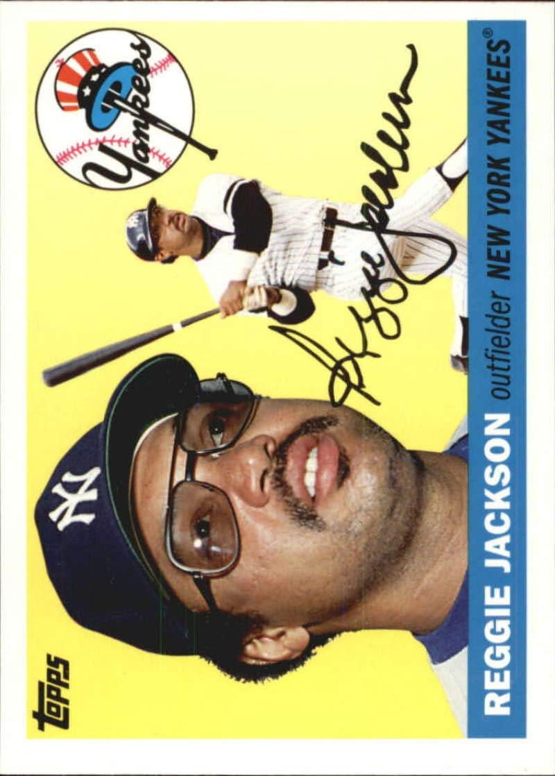 2010 Topps Vintage Legends Collection #VLC3 Reggie Jackson New York Yankees MLB Baseball Card NM-MT