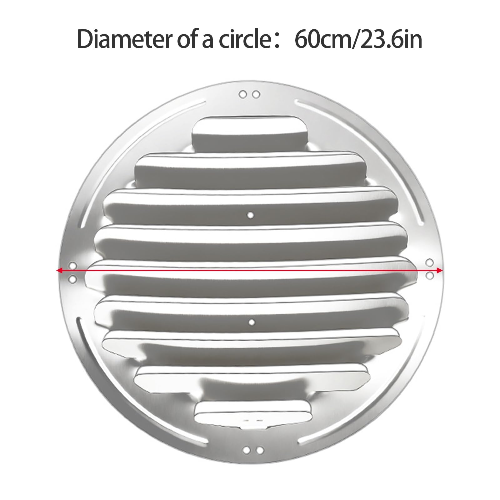 Soporte De Cubierta For Unidad Exterior De Aire Acondicionado, Valla De Protección contra Viento, Red De Protección For Condensador Y Compresor De Aire Acondicionado(Calibre60cm/23.6in)