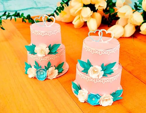 Miniatura 7 de Sizzix Thinlits Juego de troqueles de peonía, 13 unidades, multicolor