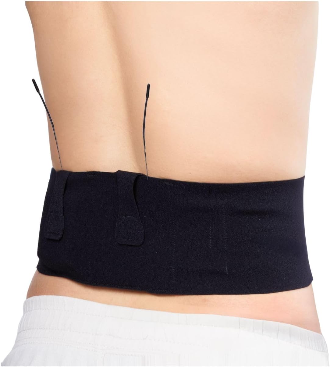 Mic Pack Belt Breathable, Stretchy & Anti-Slip,Reusable Mic Belts for Theatre with 2 Secure Pockets