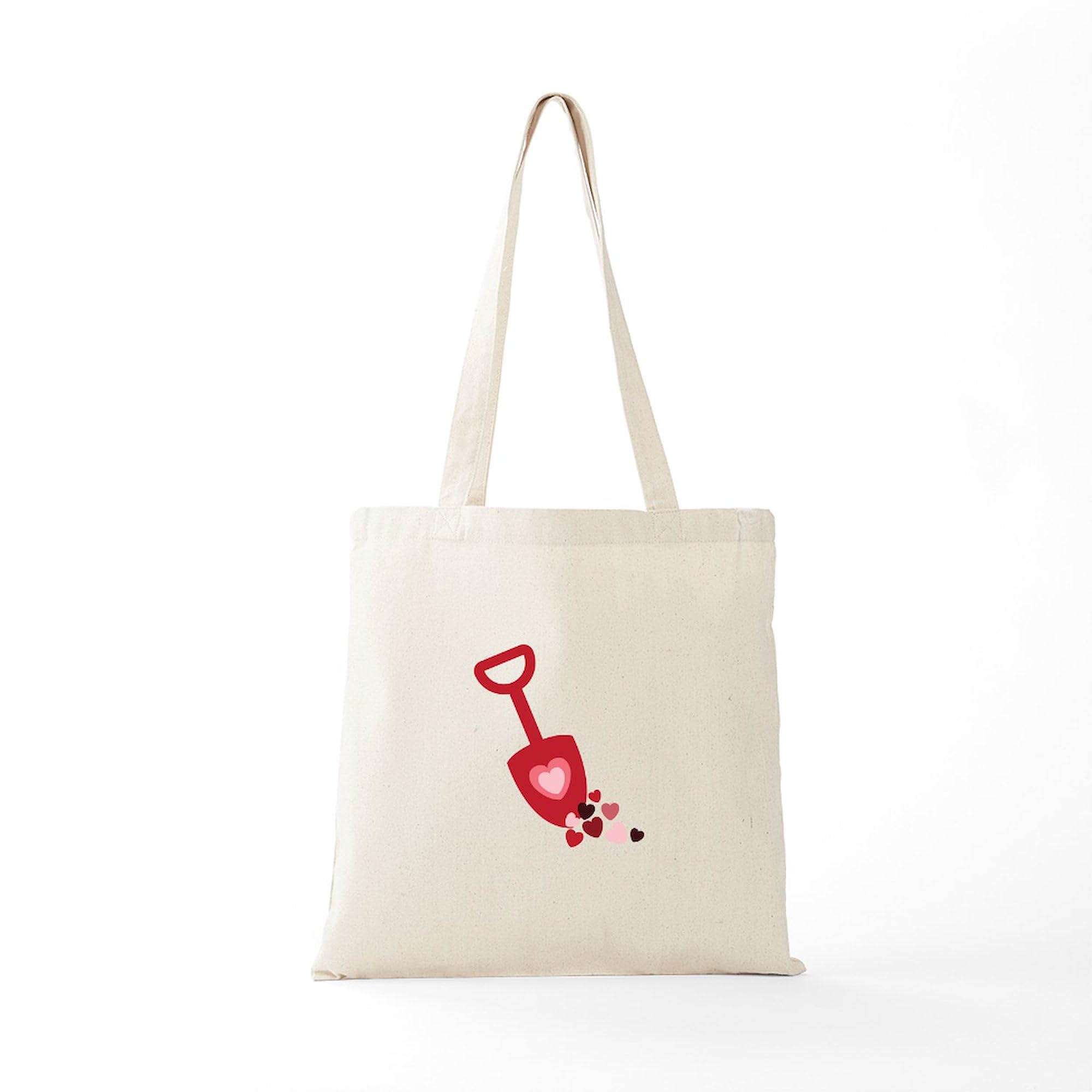 CafePress "I Love Shelling Every Day" Natural Canvas Tote Bag - Reusable Shopping Bag, Two Sizes - View #13
