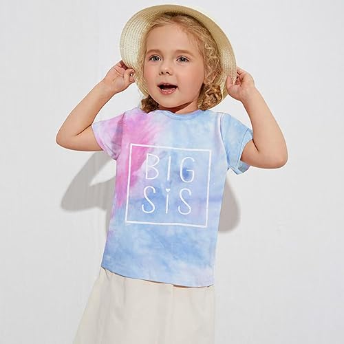 Miniatura 2 de MNLYBABY Big Sister - Camiseta de manga corta para bebé y niña, promocionada a hermana mayor