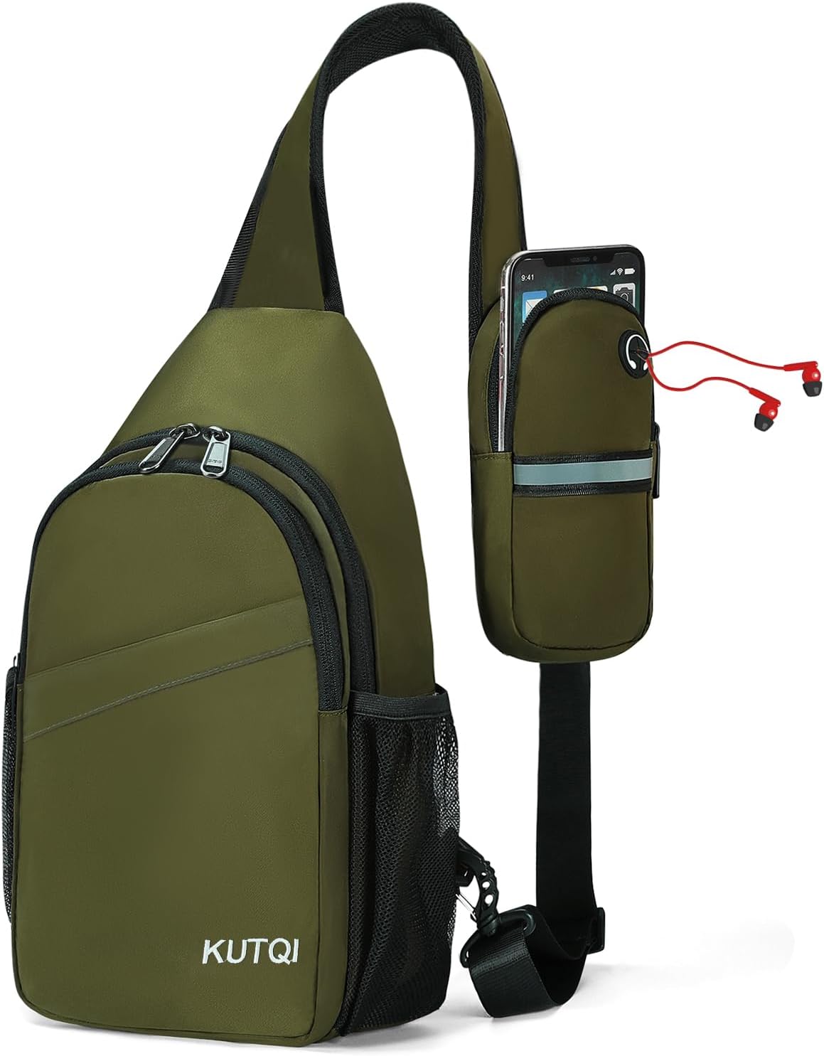 Sling Backpack Crossbody Sling Bag for Women Men Multipurpose Travel Essentials Hiking Chest Bag Daypack