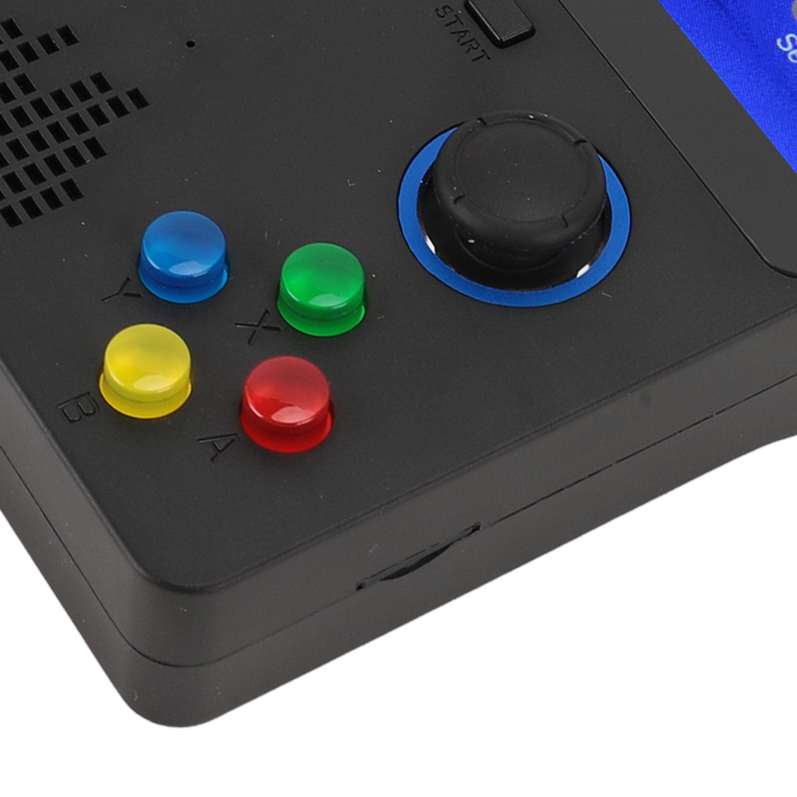 Console di gioco retrò portatile Sustvita con scheda di memoria 32G, console di gioco portatile con 11 emulatori e display IPS da 3,5 pollici (Negro)