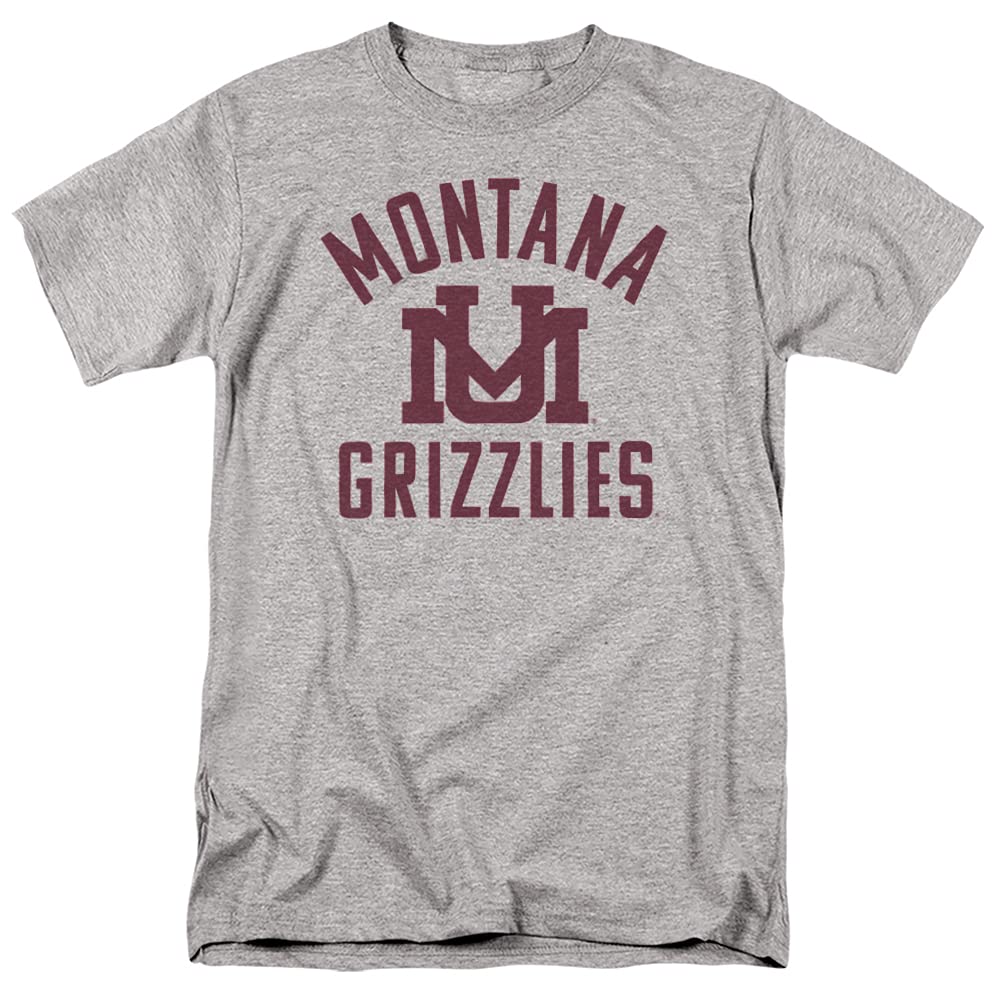University of Montana Official One Color Logo Unisex Adult T Shirt