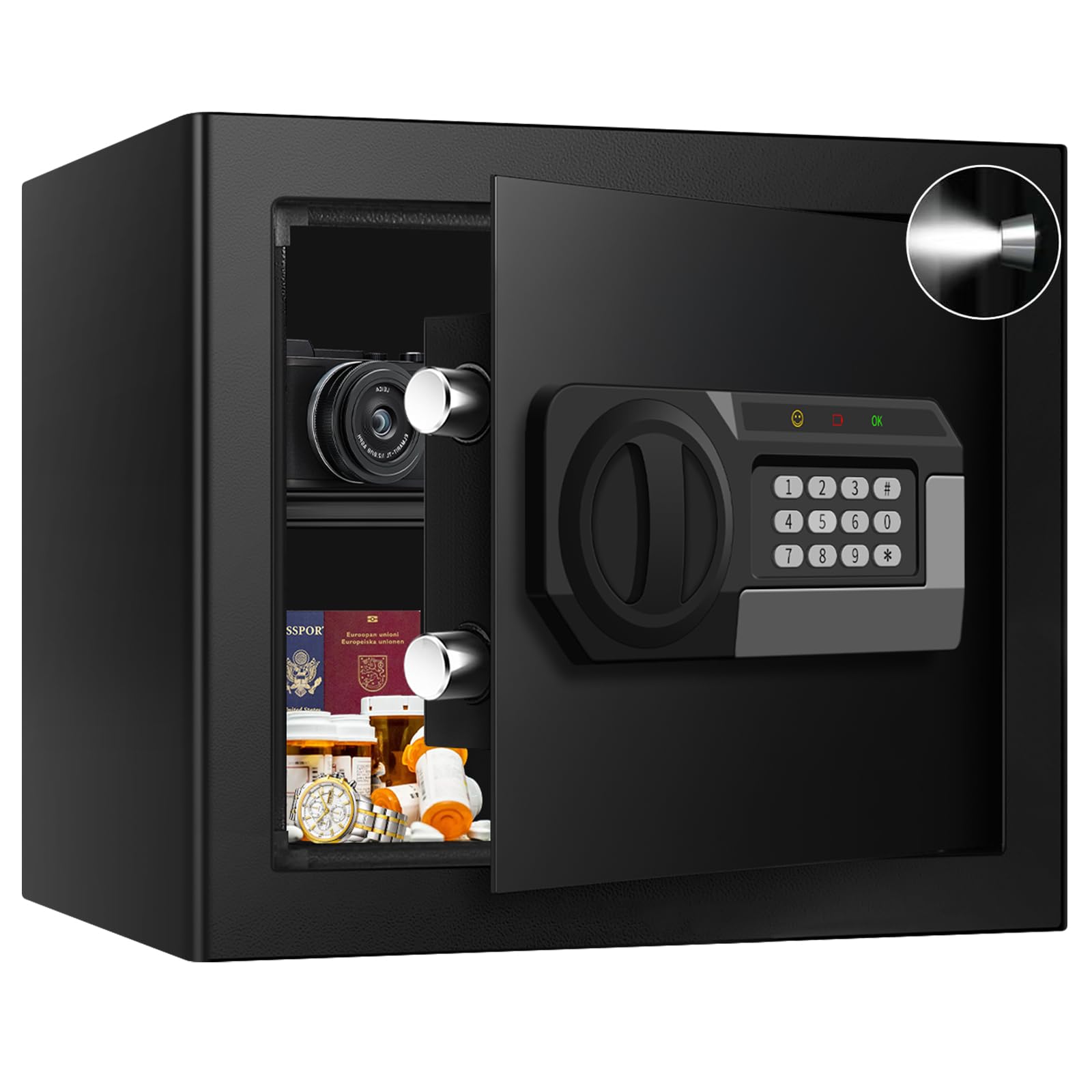 Psisuvry 1.8 Cuft Small Fireproof Safe for Home Use