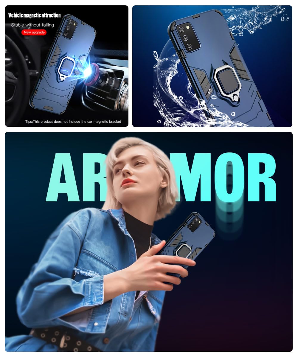 Samsung Galaxy M02s Shockproof Case - Blue -7