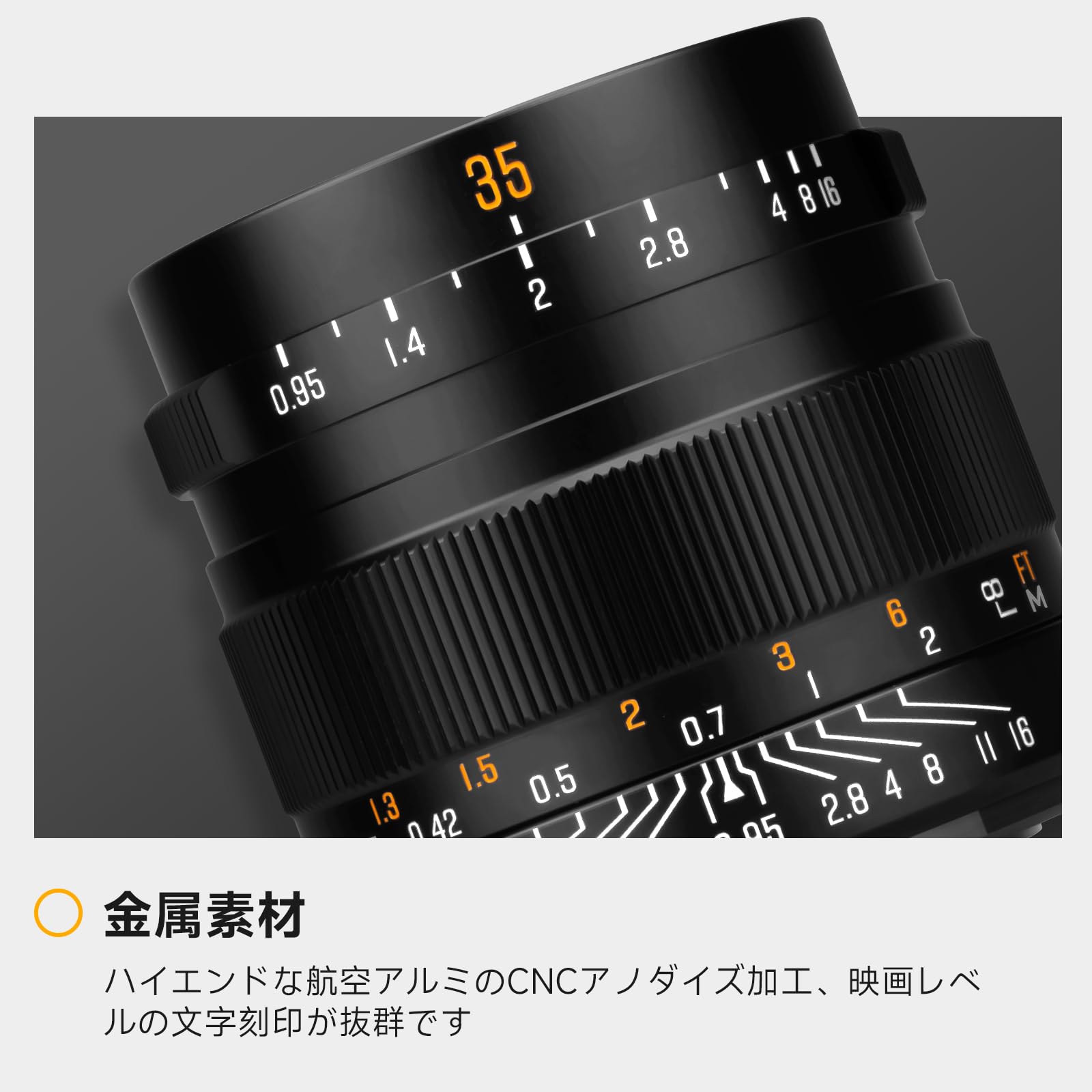 Amazon.co.jp: Brightin Star 35mm F0.95 大口径 標準レンズ MF 単焦点